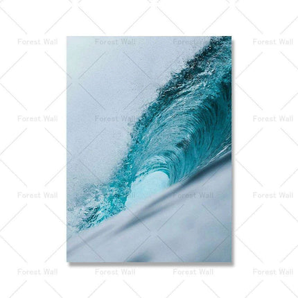 Seaside Bliss Canvas Print - Coastal Escape Wall Art..