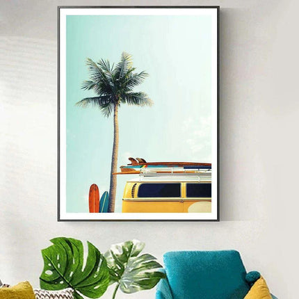 Seaside Bliss Canvas Print - Coastal Escape Wall Art - Très Elite