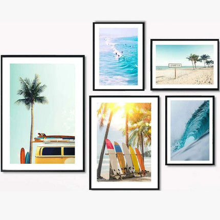 Seaside Bliss Canvas Print - Coastal Escape Wall Art - Très Elite