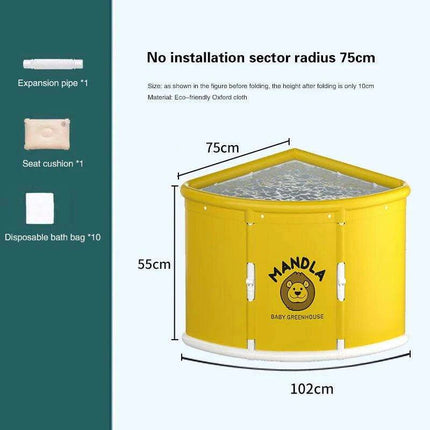 Triangular Oasis Portable Spa Tub for Ultimate Relaxation