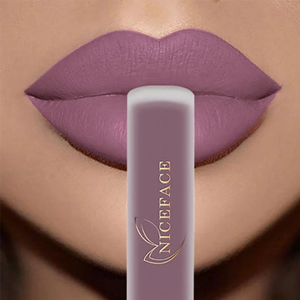 NICEFACE Matte Liquid Lipstick Waterproof Long Lasting Lip Gloss Tint Sexy Red Nude Purple Metallic Lipsticks Makeup Cosmetics niceface-matte-liquid-lipstick-waterproof-long-lasting-lip-gloss-tint-sexy-red-nude-purple-metallic-lipsticks-makeup-cosmetics