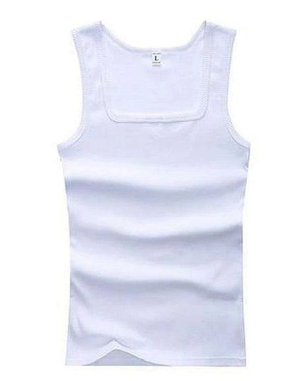 Men's Large Cotton Sleeveless Gym Tank Tops - Bodybuilding Muscle Vests for Fitness