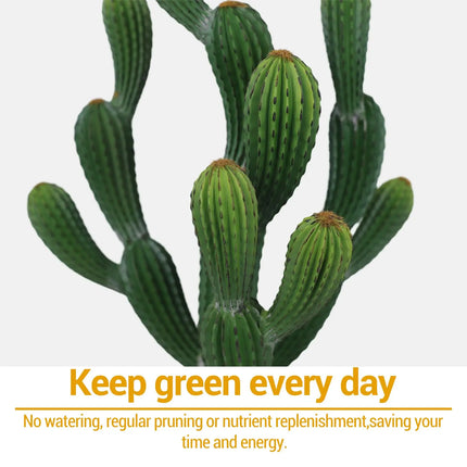 Artificial Cactus Plant Tall UV Resistant Faux Cactus Realistic Textur