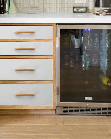 Chic Wooden Cabinet Knobs - Distinctive Walnut & Beech Drawer Handles for Elegant Home Interiors