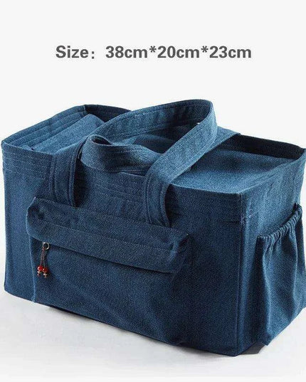 Travel-Friendly Kung Fu Tea Set Tote for On-the-Go Tea Enthusiasts