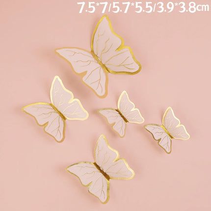 Chiffon Moon Boat Ballet Girl Lace Flower Acrylic Cake Topper Happy Bi