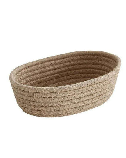 Scandinavian-Style Cotton Rope Desktop Storage Baskets - Chic Organization Solutions