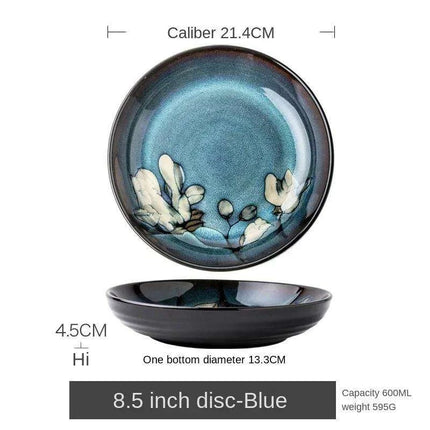 Artisan Handcrafted Colorful Ceramic Serving Plates for Elegant Dining Experiences