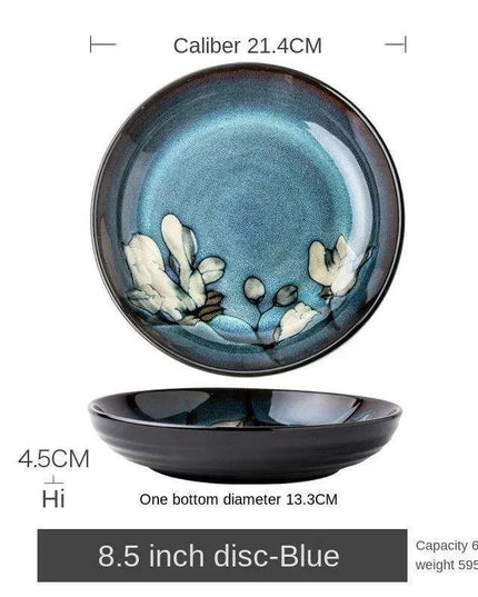 Artisan Handcrafted Colorful Ceramic Serving Plates for Elegant Dining Experiences