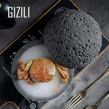 Elegant Volcano Stone-Inspired Melamine Bowl Set for Exceptional Dining