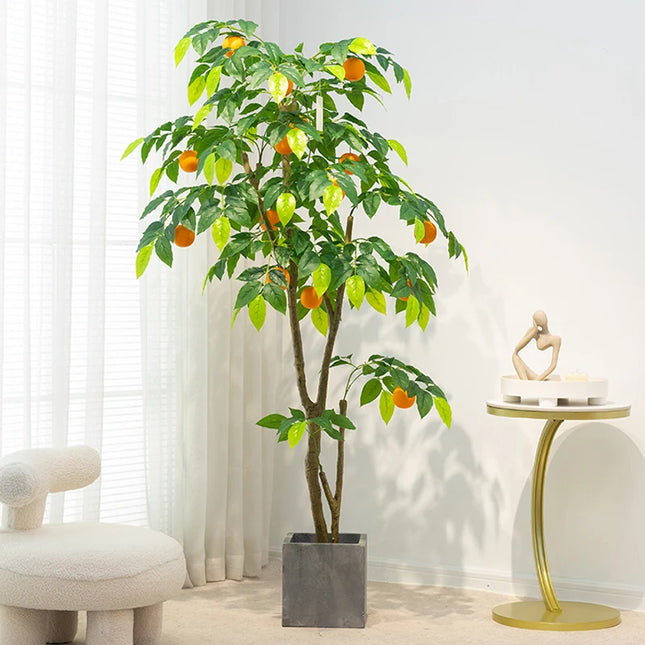 Shop Home Simulation Lemon Tree Bionic Fake Plant for Decoration