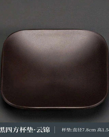 Serene Zen-Style Kung Fu Tea Coasters - Stylish Heat-Resistant Mats for Enhanced Beverage Experience