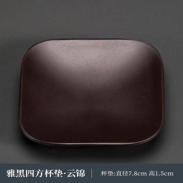 Serene Zen-Style Kung Fu Tea Coasters - Stylish Heat-Resistant Mats for Enhanced Beverage Experience