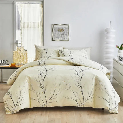 2/3Pieces Duvet Cover Queen King Full Size Flower Tree Branch Blossom Duvet Cover Bedding Setfor Bed Cover Set Bedding 2-3pieces-duvet-cover-queen-king-full-size-flower-tree-branch-blossom-duvet-cover-bedding-setfor-bed-cover-set-bedding