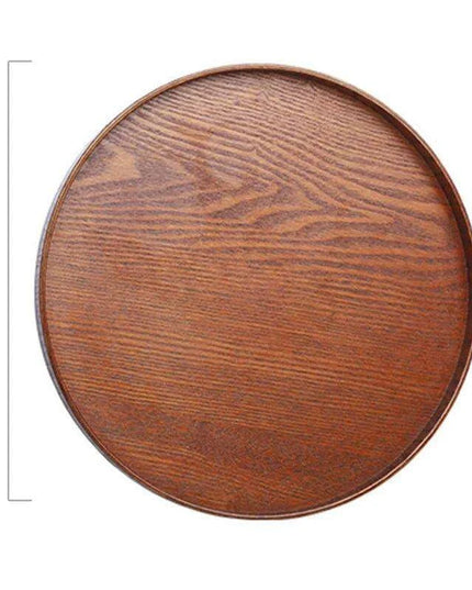 Elegant Japanese Wooden Serving Tray Set for Tea, Desserts, and More