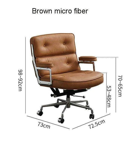 Elevate Your Office with the Luxurious Leather Executive Swivel Chair