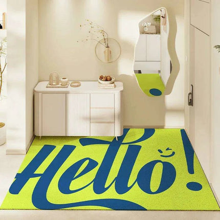 Personalized Cartoon PVC Welcome Mat with Enhanced Grip and Adjustable Sizing Options
