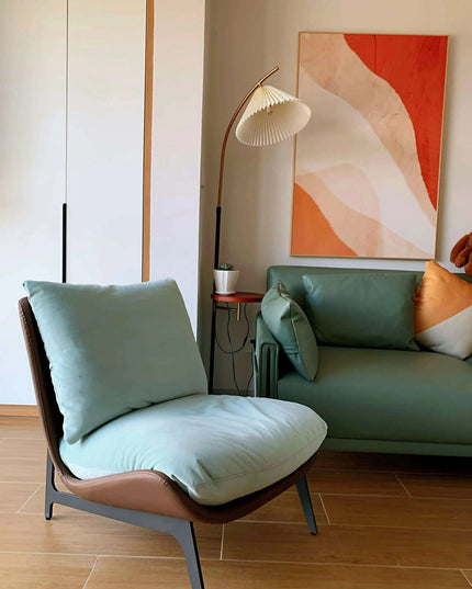 Nordic Minimalist Single Sofa Chair - A Fusion of Comfort and Style