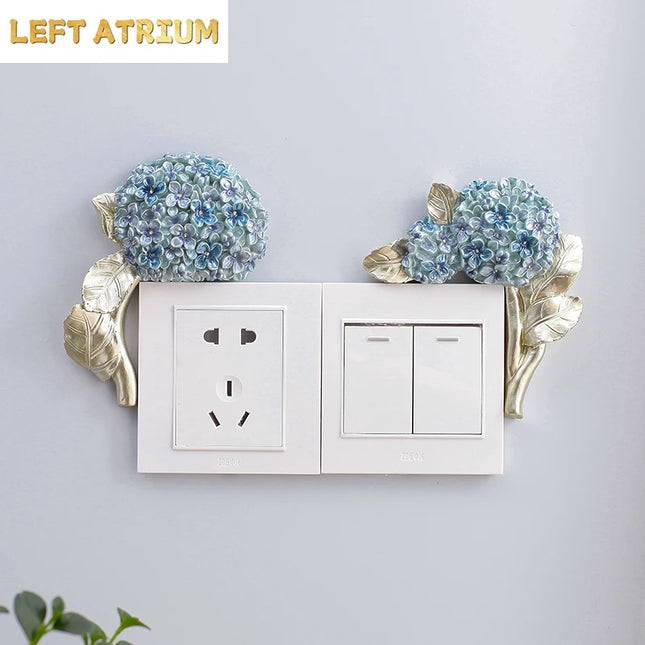 Nordic 3D Light Switch Cover Sticker – Decorative Socket Protector