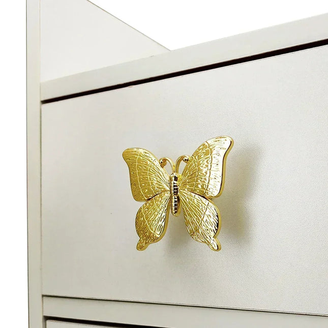 Vintage Butterfly Cabinet Knobs – Zinc Alloy Kids Hardware & Furniture Pulls