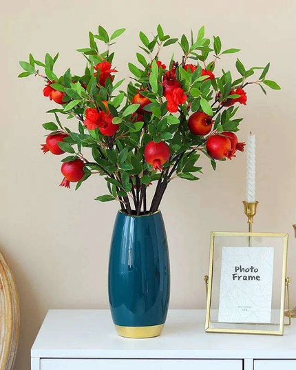 Artificial Flower Pomegranate Branch for Home Decor
