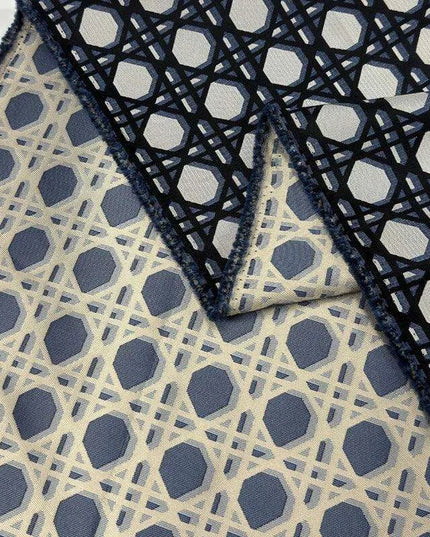 Customizable Premium Jacquard Polyester Fabric for DIY Windbreaker Dress Creations