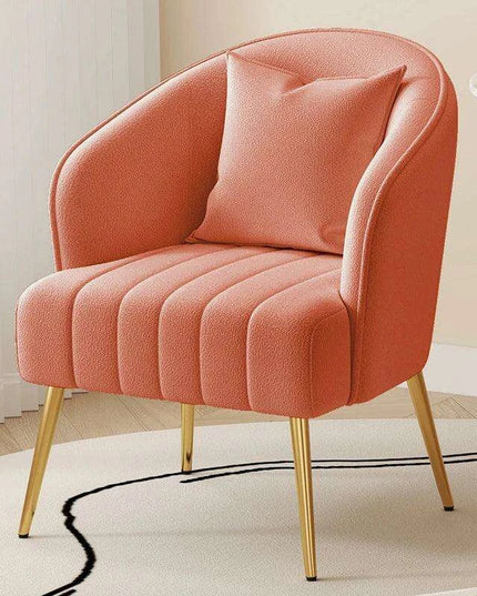 Luxe Scandinavian Lamb Velvet Armchair for Ultimate Comfort and Style