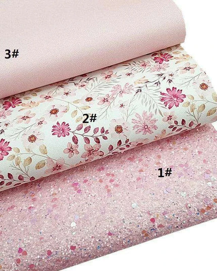 Mermaid Sparkle Vinyl Craft Kit - Heart, Floral, and Plaid Designs Collection