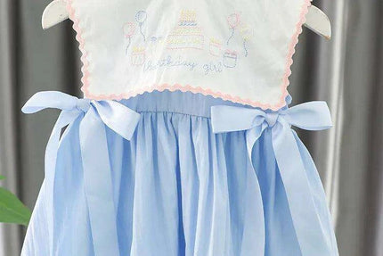 Charming Summer 2024 Cotton Princess Dress - Delightful Toddler Birthday Outfit