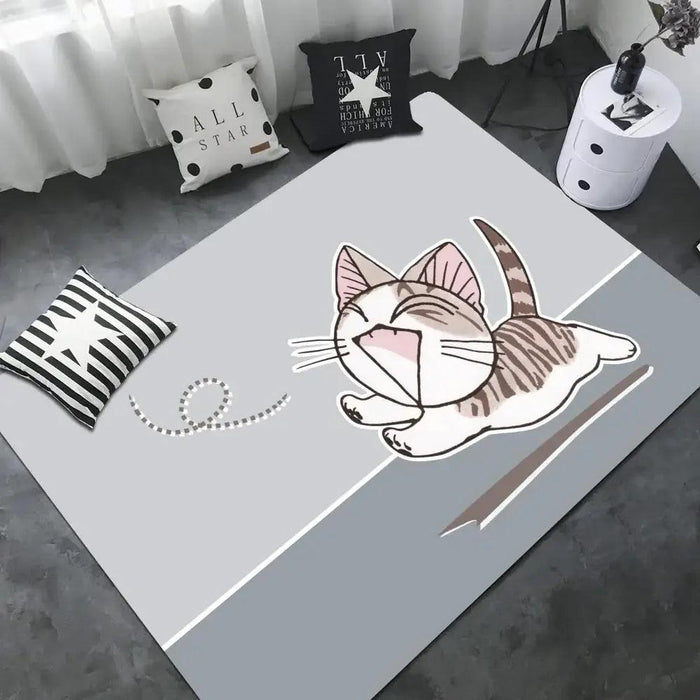 Pampered Kitty Luxury Comfort Rug Collection with Non-Slip Backing | Elevate Your Home and Feline Experience