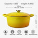 Premium Enamel-Coated Cast Iron Soup and Stew Cookware Set - Induction Compatible