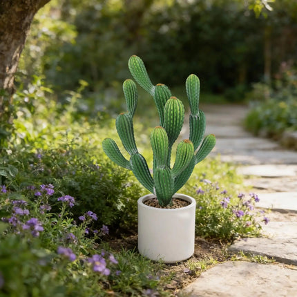 Artificial Cactus Plant Tall UV Resistant Faux Cactus Realistic Textur