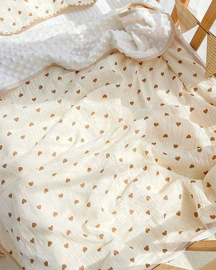 Autumn Comfort Fleece Baby Swaddle and Quilt Blanket
