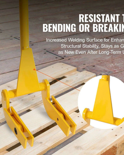 Heavy-Duty 41-Inch Carbon Steel Pallet Pry Bar Tool for Efficient Woodworking