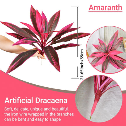 Potted Artificial Tropical Plant, UV-Resistant, 12 or 18 Leaves