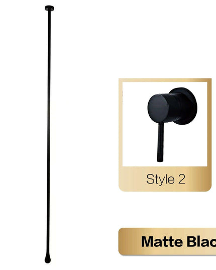 Sleek Black Brass Luxury Bathroom Faucet Set with Single Handle and Dual-Hole Versatility