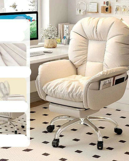 Plush Swivel Recliner Gaming Chair: Luxury Comfort and Style