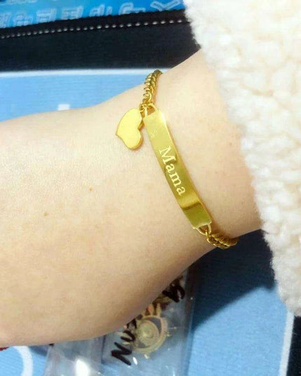 Personalized Engraved Women's Name Bracelet