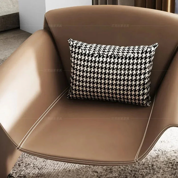 Luxurious Faux Leather Lounge Chair: Enhance Your Home Comfort