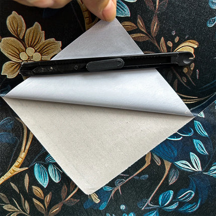 Blue Peacock Floral Peel & Stick Wallpaper — PVC, 45 cm Wide
