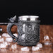 Skull Knight Tankard Stainless Steel Resin Beer Mug - Halloween Viking Tea Pub Decor
Unique Skull Knight Tankard: High-Quality Stainless Steel & Resin Beer Mug