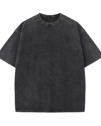 Men's Retro Loose Fit Heavy Cotton Casual T-Shirts - Short Sleeve Vintage Tees for Every Occasion