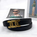 Ladies Smooth Buckle Leather Belt | Versatile Korean Fashion Statement