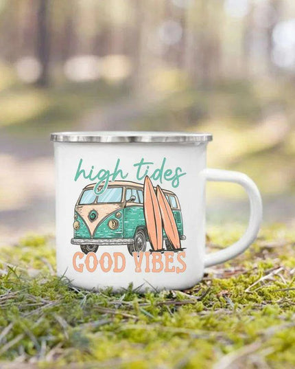 Nature's Adventure Enamel Mug: The Essential Companion for Outdoor Lovers
