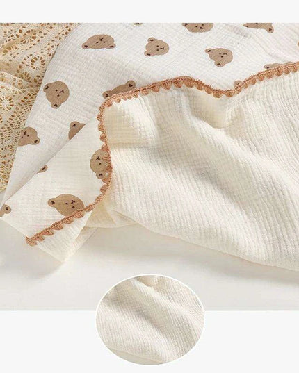 Kangobaby Luxurious 4-Layer Muslin Cotton Baby Blanket Set - Cozy Newborn Swaddle and Quilt