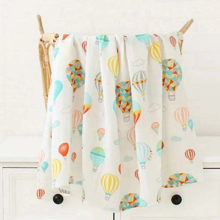 Luxuriously Soft Organic Bamboo Cotton Swaddle Blanket for Infants