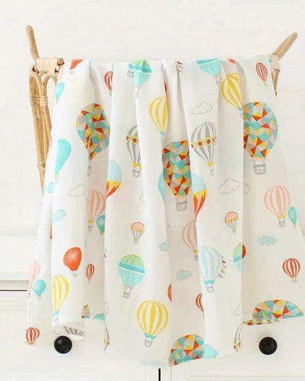 Luxuriously Soft Organic Bamboo Cotton Swaddle Blanket for Infants