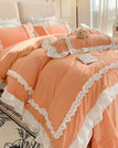 Orange / for 1.5m bed 3pcs / Flat Bed Sheet
