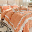 Orange / for 1.5m bed 3pcs / Flat Bed Sheet