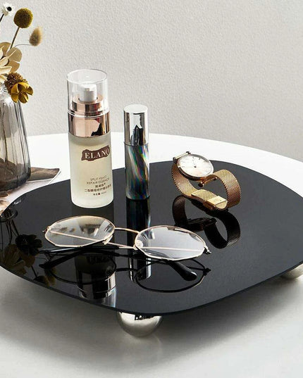 Scandinavian Minimalist Acrylic Makeup Organizer - Chic Home Decor Solution